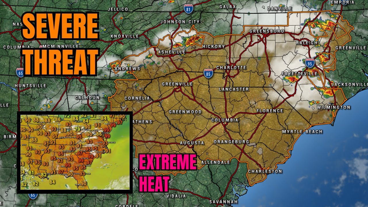 🥵 Heat wave continues ⚡ Monitoring severe weather threat - YouTube