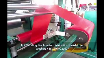 Full Automatic PLC Control Foil winding Machine for transformer