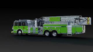 Firetruck 3d model.