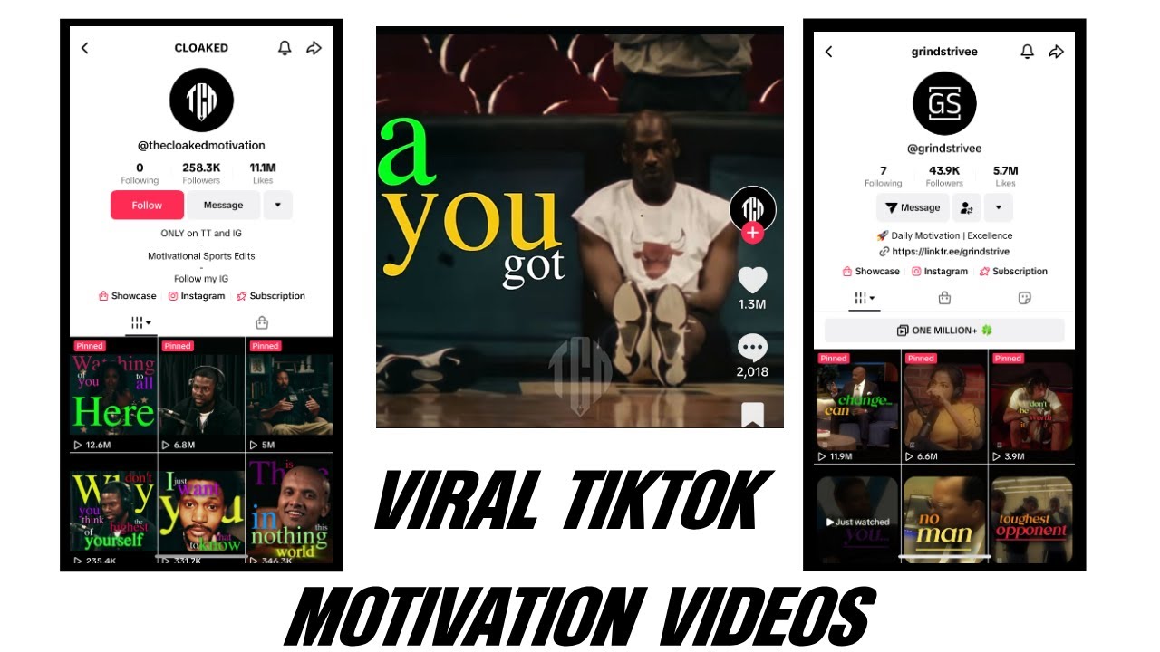 How To Make The Viral Motivational Tiktoks - YouTube