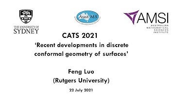 Feng Luo: Recent developments in discrete conformal geometry of surfaces