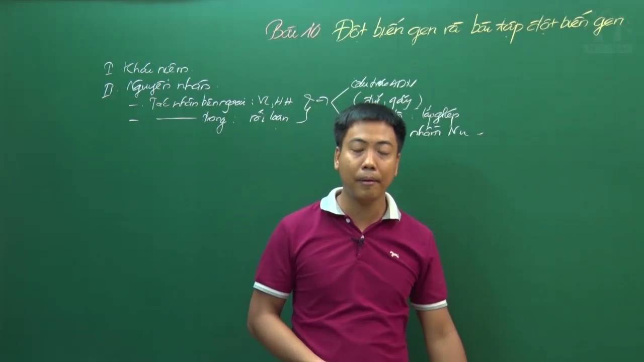 Đột biến gen - Lớp 12 - Thầy Đinh Đức Hiền - PEN-C