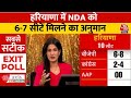 Lok sabha election exit poll 2024 haryana    23     bjp  congress
