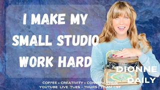 Small Art Studio Organization Ideas (Part 2) Creative Storage Hacks + Pretty Functional Spaces