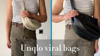 Uniqlo VIRAL bag try on and a EVEN BETTER bag from Uniqlo