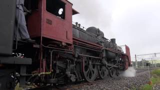 2014.5.9 台鐵 富岡機廠 CT273蒸汽機車 升火動力測試