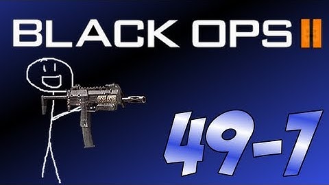 Black Ops 2: 49-7 Overflow Multiplayer Gameplay (36 Kill Streak) - I Really Like This Game...