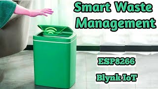 Smart Waste Management with ESP8266 and Blynk IoT | Blynk IoT Projects