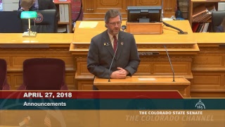 Colorado Senate 2018 Legislative Day 108