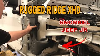 Instalación snorkel Rugged Ridge Jeep JKU