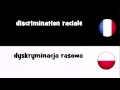 Traduction en 20 langues  discrimination raciale