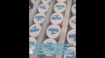 plastic caps automatic pad printing machine model AP-600 ( flamer, auto upload and unloading system)