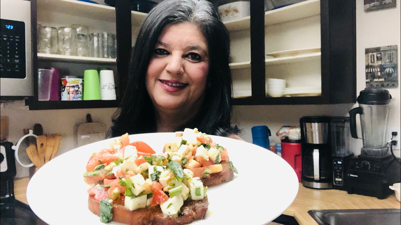 How to make SIMPLE and DELICIOUS BRUSCHETTA EVERYTIME - YouTube