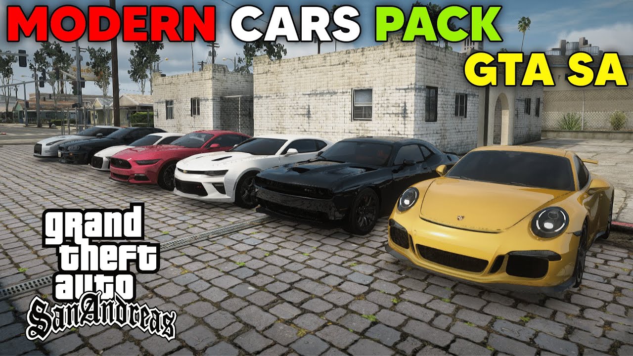 I Installed 2024 Modern Car Pack In GTA San Andreas And Got AMAZING ...