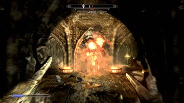 Skyrim - Killing a Gargoyle *DAWNGUARD*