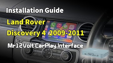 Land Rover Discovery 4 installation guide MOST CarPlay & Android Auto interface Mr12Volt