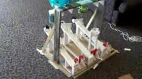 Myles and Charles: Stanford ME 101 DP2: Rube Goldberg Run #1