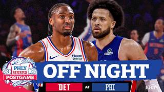 Tyrese Maxey, LeBron James FALL SHORT vs Pistons For 76ers' First Loss | PHLY Sixers Postgame