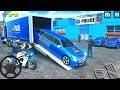 Transporting Police Vehicles in Cargo Plane - Police Car Bike Transporter Simulator Android Gameplay