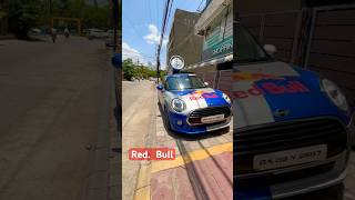 Red bull Mini Cooper—-