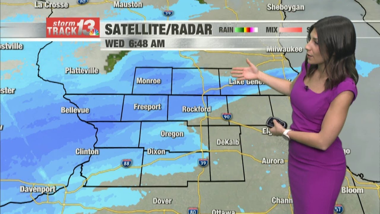The seasons first winter storm moves in this morning - YouTube