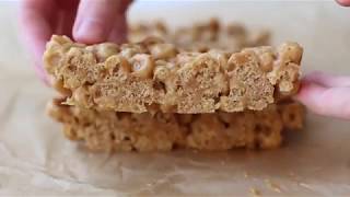 Healthy 3 Ingredient No Bake Cereal Bars