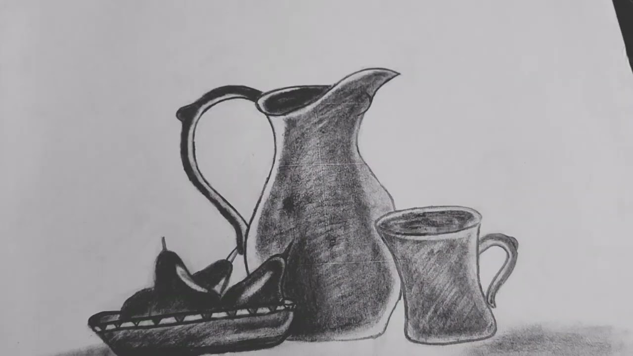 Still drawing for elementary exam or Intermediate exam 