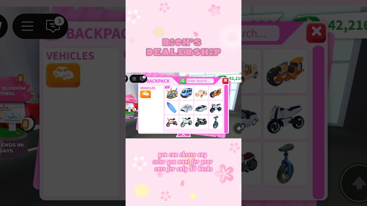 How to change the color of vehicles in adopt me? 🚘 