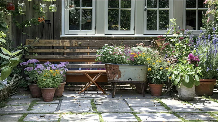 Rustic Farmhouse Backyard Garden Upcycled Decor Ideas for a Charming Outdoor Space