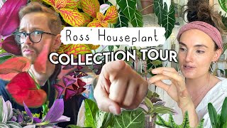 Houseplant TOUR à la Ross  The Addiction Has Begun... Ross' House Plant Collection Tour