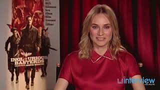 Diane Kruger says Quentin Tarantino strangled her in Inglourious Basterds, working with Brad Pitt