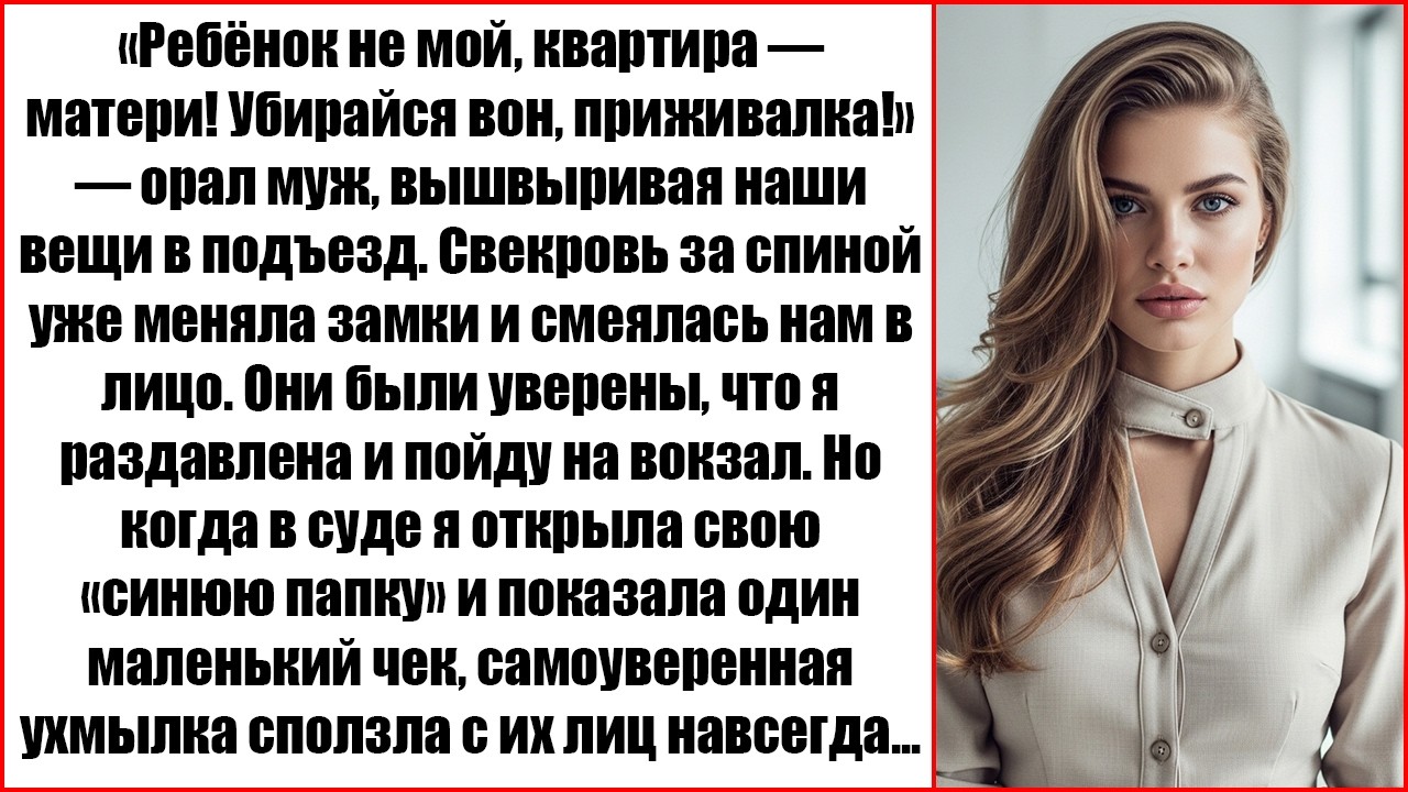 «Сын не мой, а дом — мамин! Вон на теплотрассу!» — Муж не знал, что я 7 лет копила компромат.