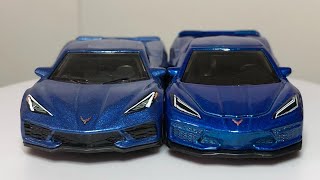 Brand Battle Chevrolet Corvette C8 Hot Wheels vs Matchbox