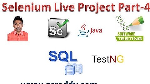 Selenium Live Project Part-4