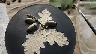 Уникальная техника / Как создать ботанический барельеф в стиле Wedgwood / артвлог KLEVER