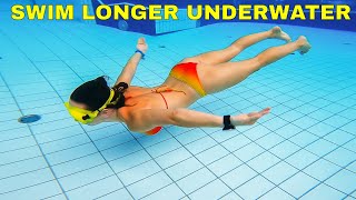How to swim longer distance underwater - 5 tips