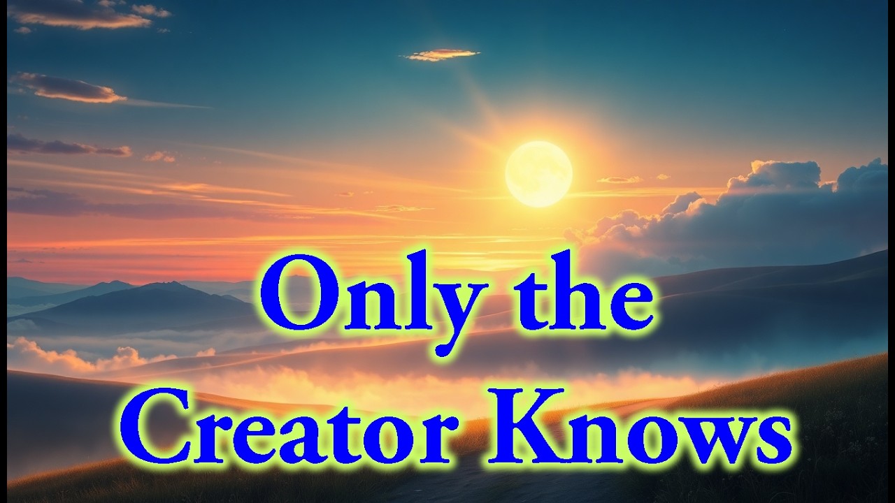 Nur der Schöpfer weiß den Weg