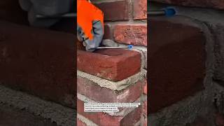 Brick Drilling Anchor Method Improves Structural Stability #Brickwork #Construction #Masonry