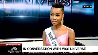 In conversation with Miss Universe