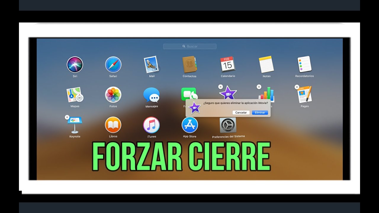cómo CERRAR APLICACIONES que NO RESPONDEN en mac // FORZR CIERRE de ...