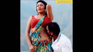 unknown #actress Navelkiss 🤤 #saree #mallu #kollywood #tollywood #webseries #navel #vlogs #viral