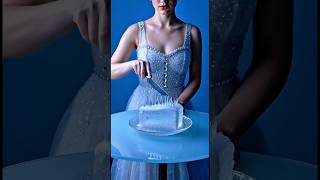 Knife vs Frozen Cake Slice🔪 | ASMR Crunch🍰#oddlysatisfying#asmr #fyp #cake #viralreels #growth