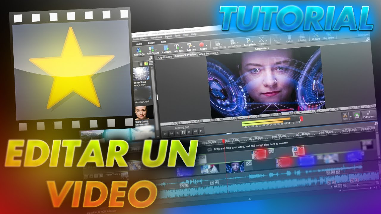 Uso básico de VideoPad Vídeo Editor (2020) Tutorial