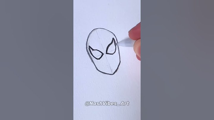 How to Draw SpiderMan! Very easy Tutorial! Spiderman No Way Home! (#Shorts)