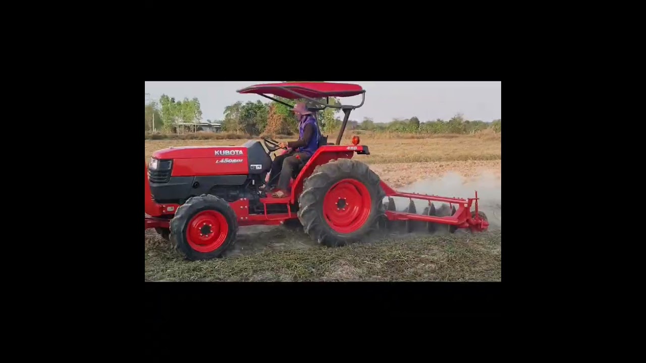 รถไถมือสอง👉รถไถคูโบต้าL4508DI ราคา 215,000   บาท  อุปกรณ์  ดันหน้า ผานหลัง ☎️098-7903972  