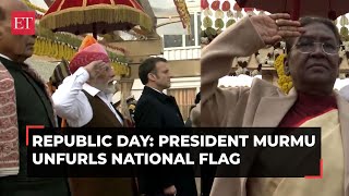 Republic Day 2024: President Droupadi Murmu unfurls National Flag at Kartavya Path