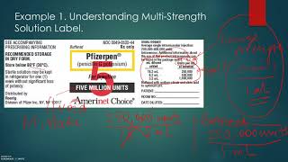 Chapter 10 - Part II: Reconstitution of Multiple Strength Solutions