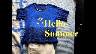 FO's- Love letter top by KutobaKika/Amaranth summer Tee/Valssi Lace Cardigan by NOVITA