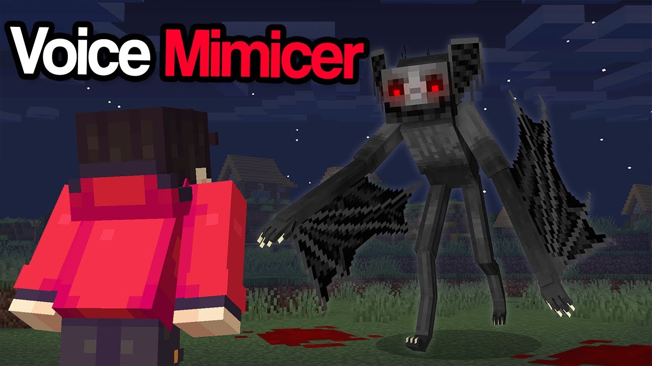 I added the VOICE MIMIC in Minecraft.. *SCARY*