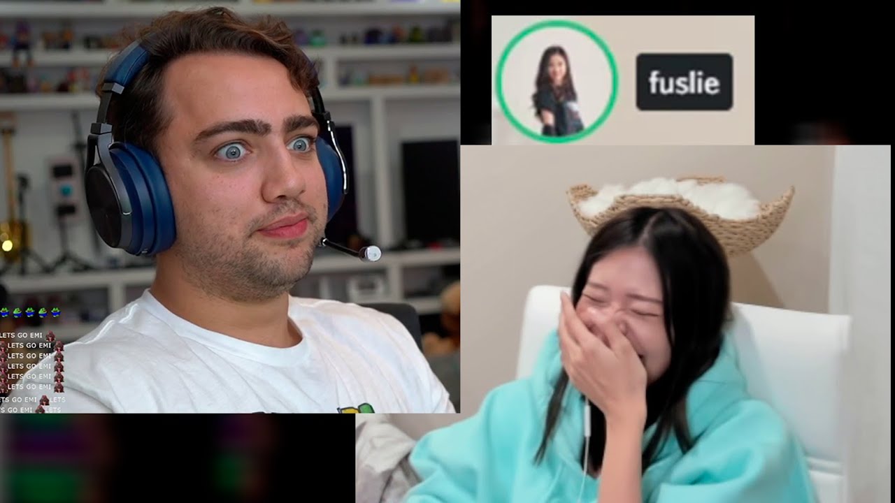 Mizkif gets ignored and freaks out - Fuslie and Kkatamina die laughing